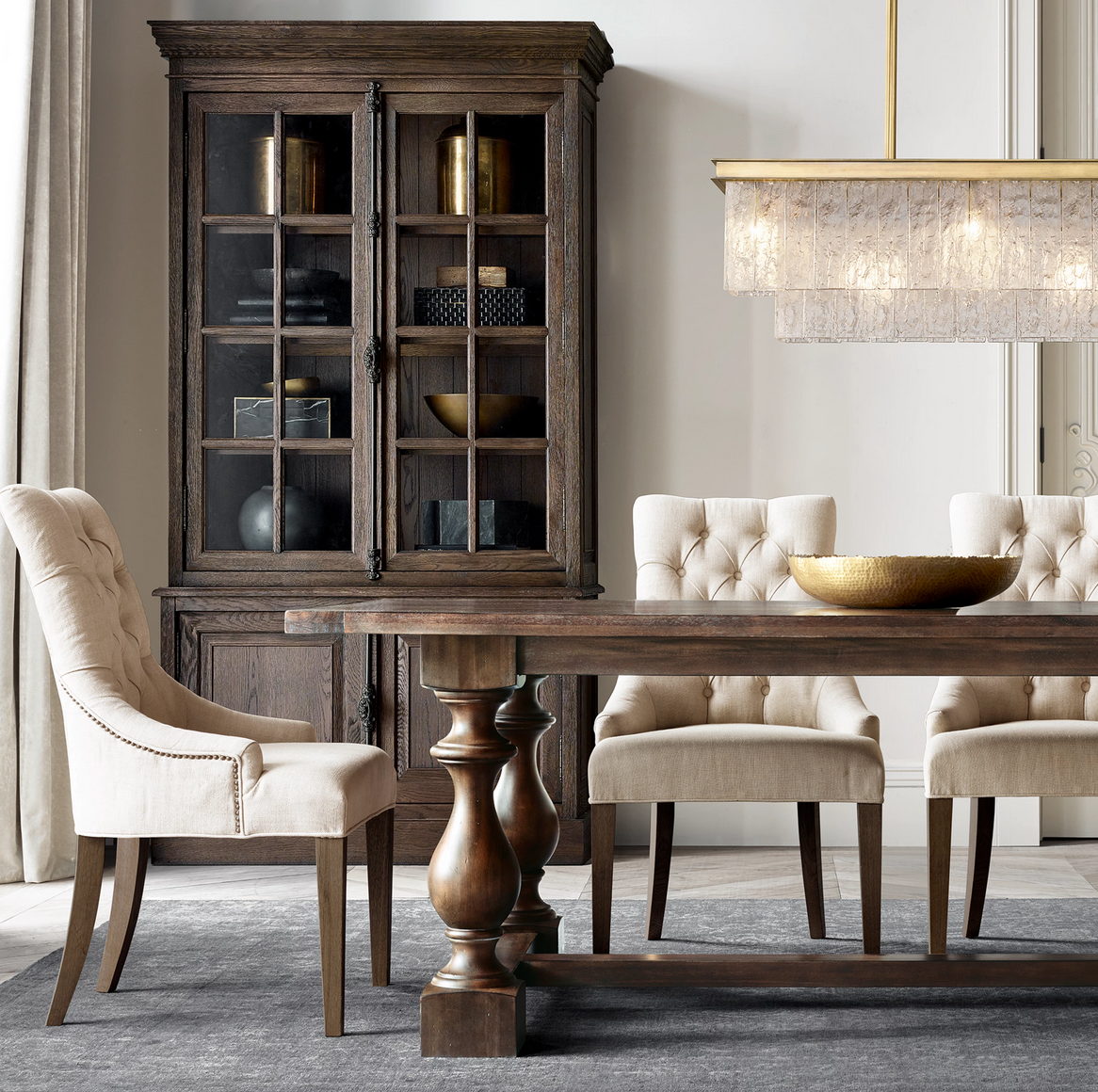 Modern Rectangle Crystal Chandelier