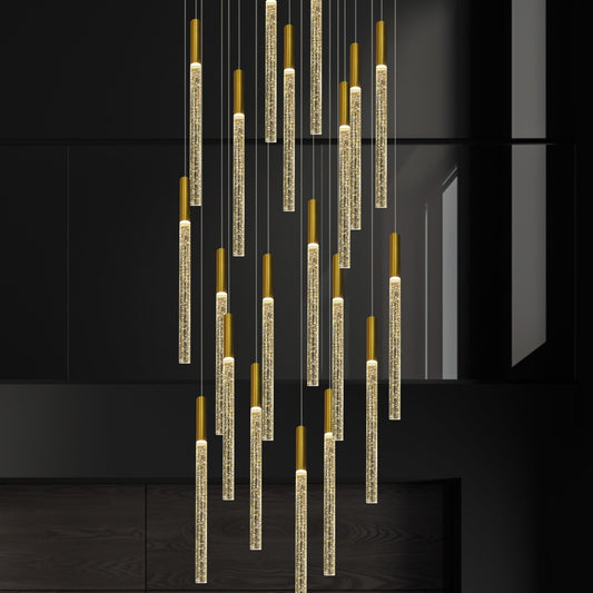 Raindrop GOLD Chandelier