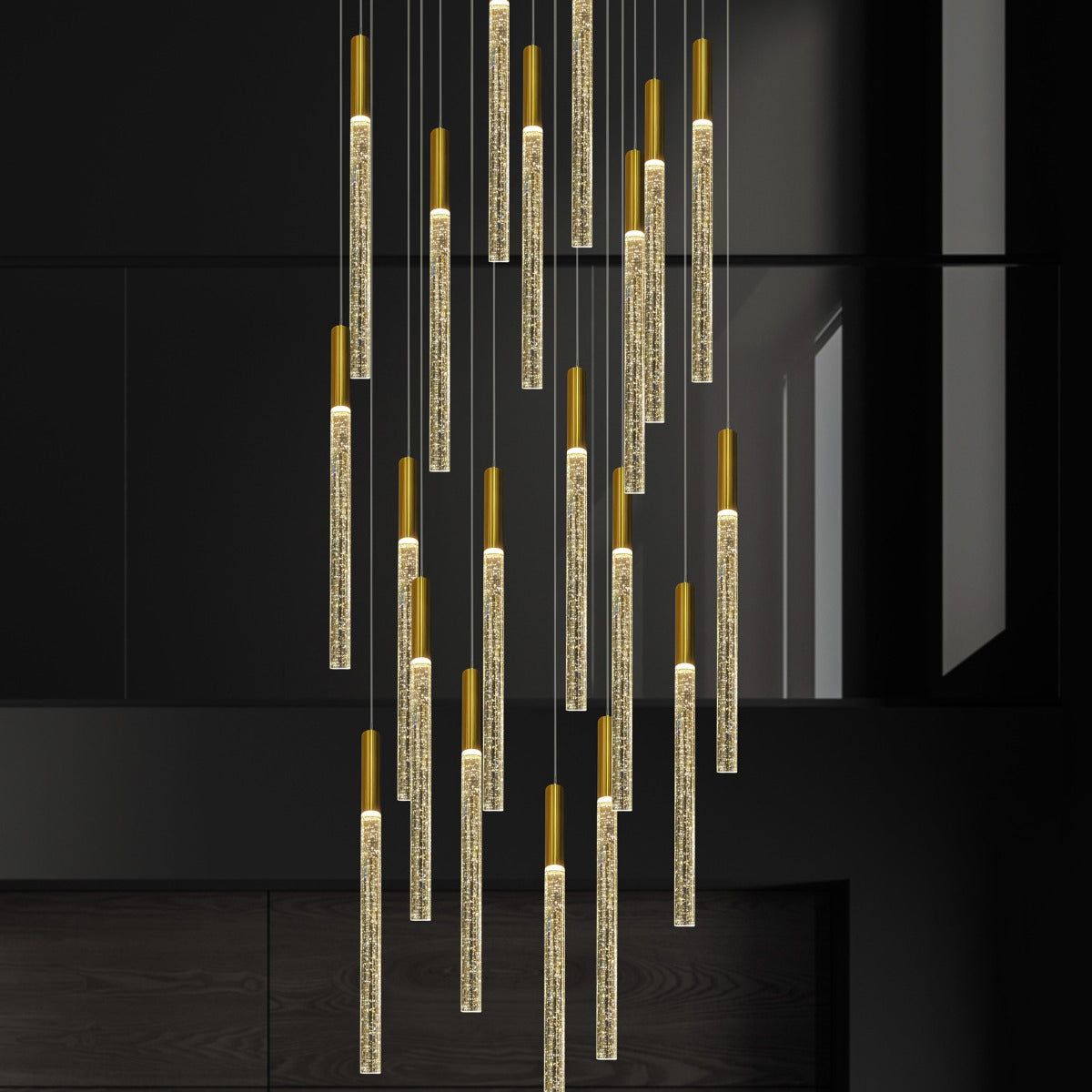 Raindrop GOLD Chandelier
