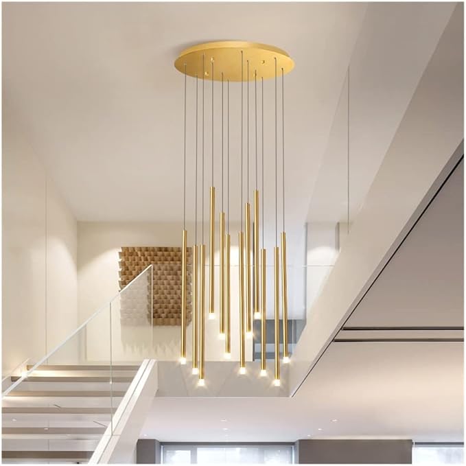 Modern Gold Chandelier